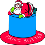 Santa on Panic Button