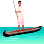 Man in Boat