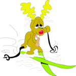 Reindeer Skiing 4