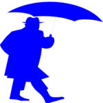Man with Umbrella 1