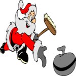 Santa Curling