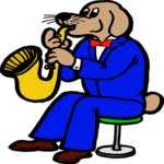 Horn Player - Dog 2