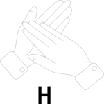 Sign Language H