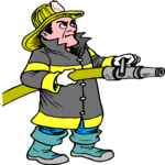 Fire Fighter with Hose 2