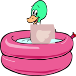 Duck in Pool