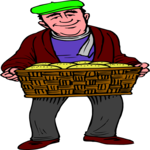 Man & Bread Basket