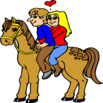 Horseback Riding - Couple