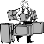 Man with Luggage 01