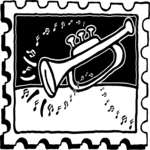 Trumpet Stamp