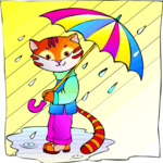 Cat & Umbrella