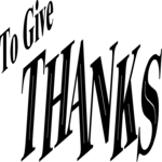To Give Thanks Title