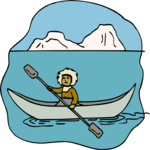 Eskimo in Kayak 2