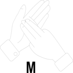 Sign Language M