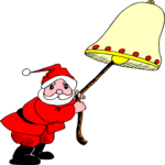 Santa Ringing Bell 3
