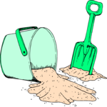 Sand Pail & Shovel 12