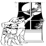 Kids at Window