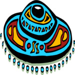 Space Ship - Tribal Design