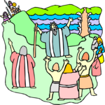 Moses Crossing Red Sea 1