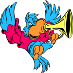 Horn Player - Parrot