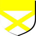 Saltire - Chevron in Base