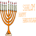 Menorah - Shalom