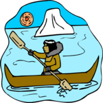 Eskimo in Kayak 3