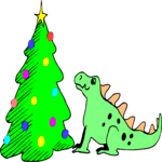 Dinosaur & Tree 1