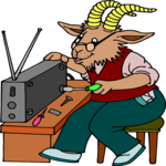 Goat Repairing Radio