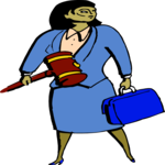 Woman with Gavel 1
