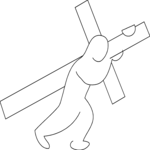 Jesus Carrying Cross 1
