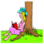 Reading Under Tree 2