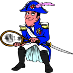 Napoleon Playing Tennis