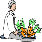 Man with Carrots