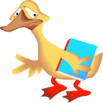 Duck with Book