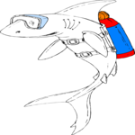 Scuba Diver - Shark