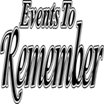 Events to Remember