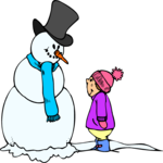 Snowman & Boy 1