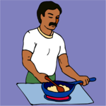 Man Cooking