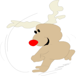 Reindeer Playing 1