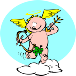 Cherub with Bow & Arrow