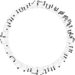 Musical Notes Frame