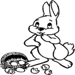 Bunny & Dropped Basket