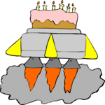 Cake on Space Ship 2