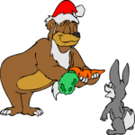 Santa - Bear & Rabbit 1