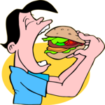 Eating a Hamburger 4