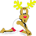 Reindeer Stretching