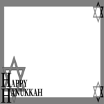 Happy Hanukkah Frame 2
