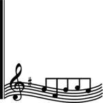 Musical Notes Border 1