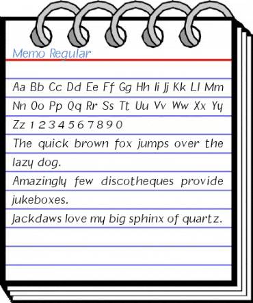 Memo Font