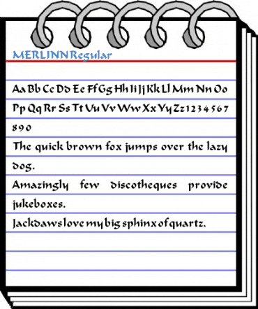 MERLINN Regular Font